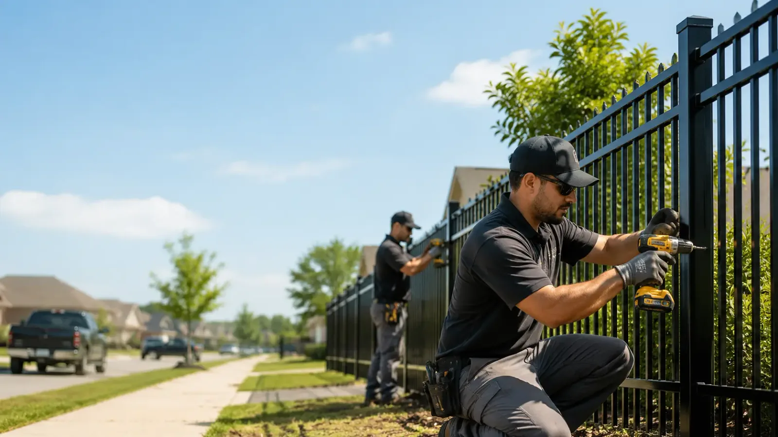 Metal Fence Installation in Letcher, KY